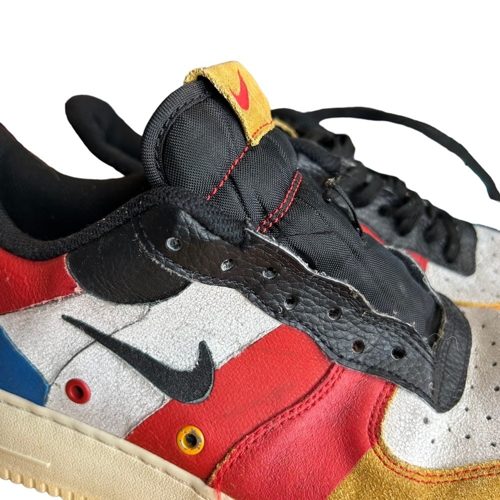 Nike Air Force 1 '07 PRM Multicolor Low Sneaker C10065-101 Mens - Picture 2 of 10